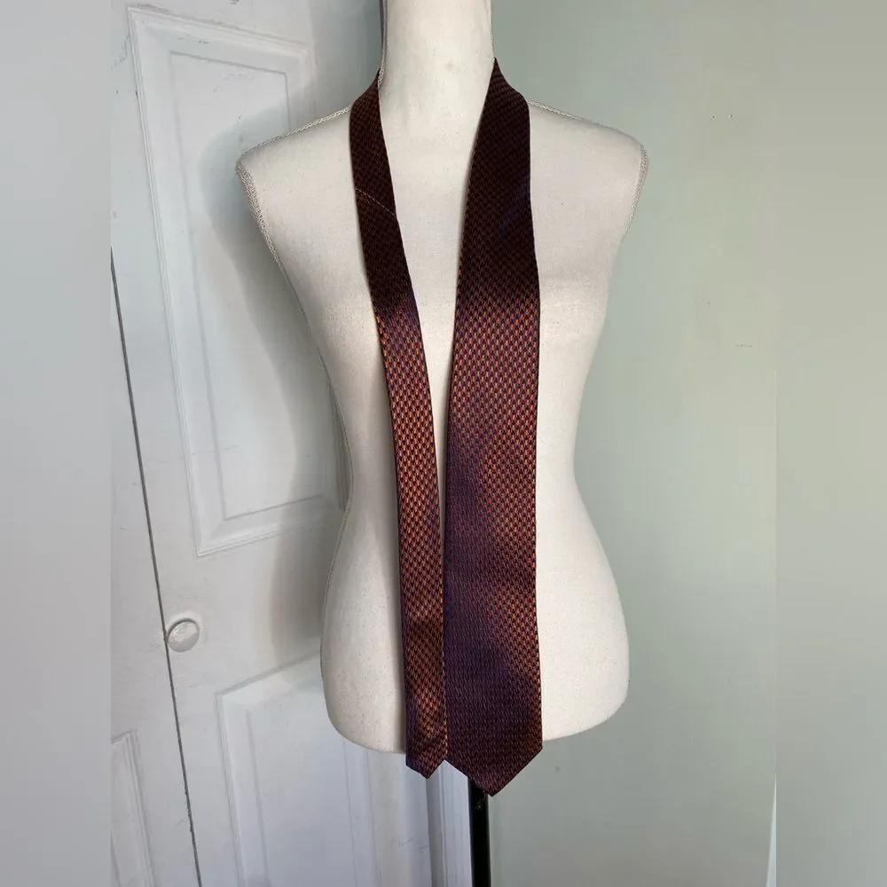 Vintage Pierre Cardin Iridescent Silk Tie